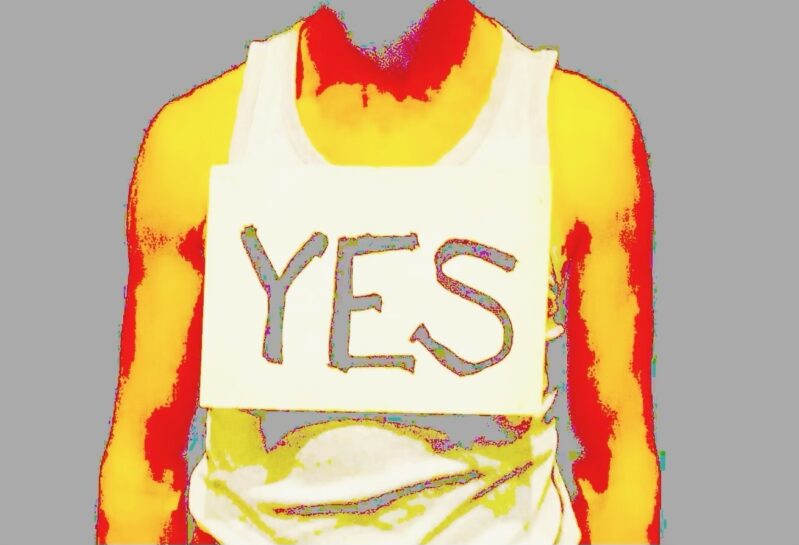 Joshua Monten: YES/NO, YN Warhol acid mid crop c Joshua Monten